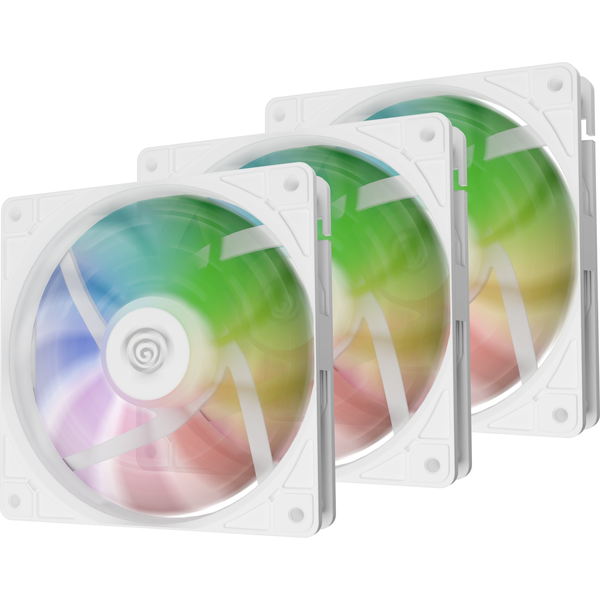 GENESIS Oxal 120 ARGB Кутия на компютър Вентилатор 12 см Бяла