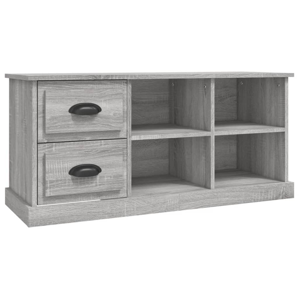 szürke sonoma színű szerelt fa TV-szekrény 102 x 35,5 x 47,5 cm (816182)