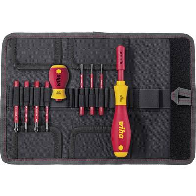 Wiha slimVario Cserélhető penge készlet Egyeneshornyú, Kereszthornyú Pozidriv, Kereszthornyú Phillips (2831T901)