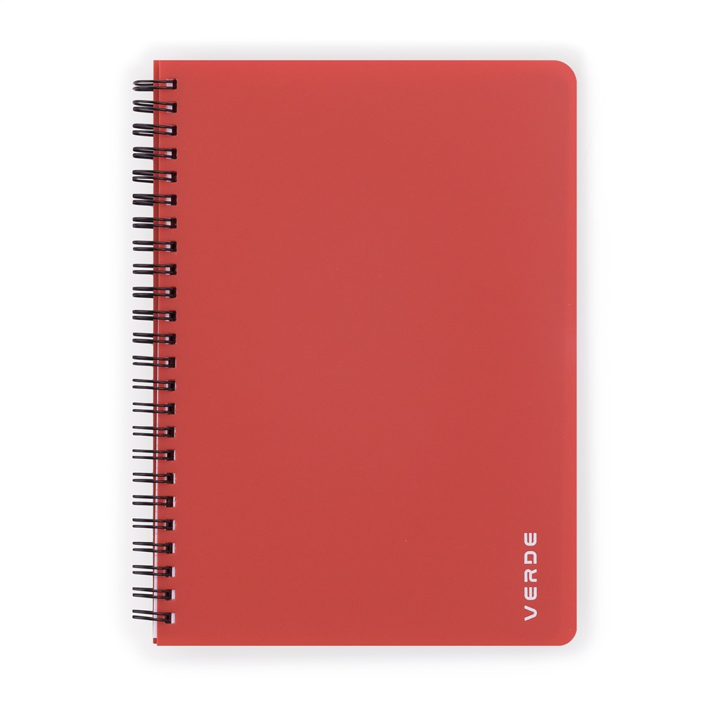 Verde 8-871 60 lapos A5 Vonalas spirálfüzet - Piros (8-871)