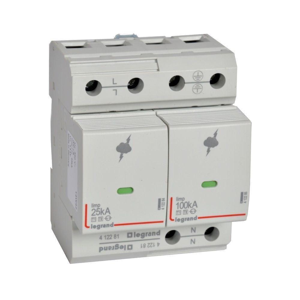 Legrand T1 25KA 1P+N +SD túlfeszültség-levezető (412281) (legrand412281)