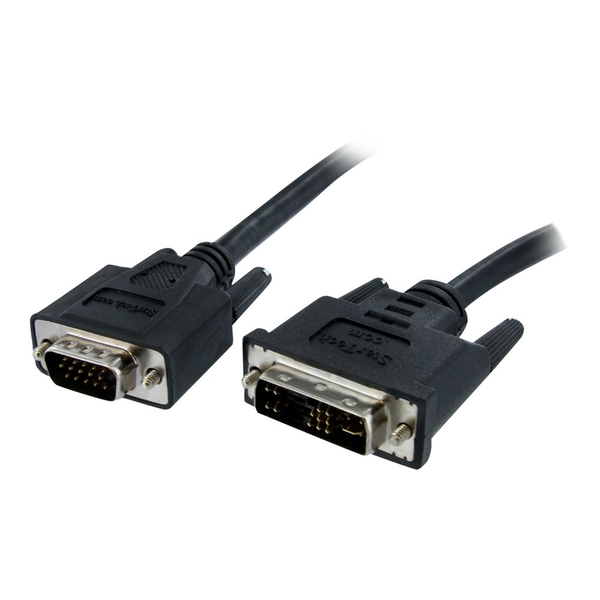 StarTech.com DVIVGAMM2M videokabel adapter 2 m DVI-A VGA (D-Sub) Sort
