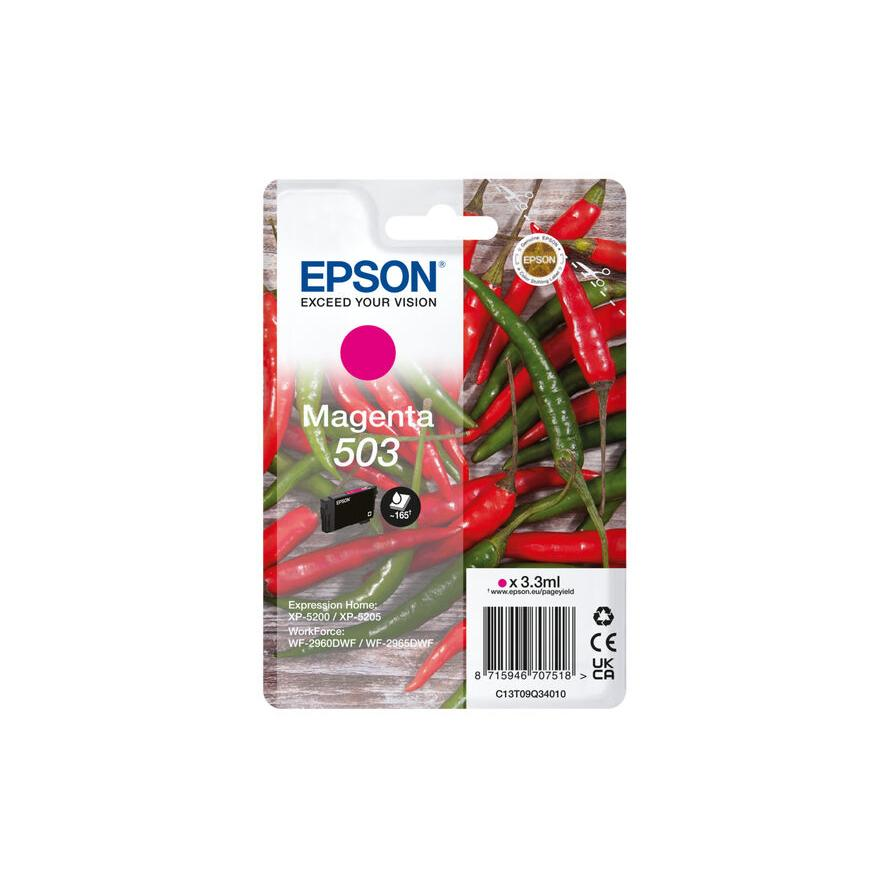 Epson 503 Eredeti Toner Magenta (C13T09Q34010)
