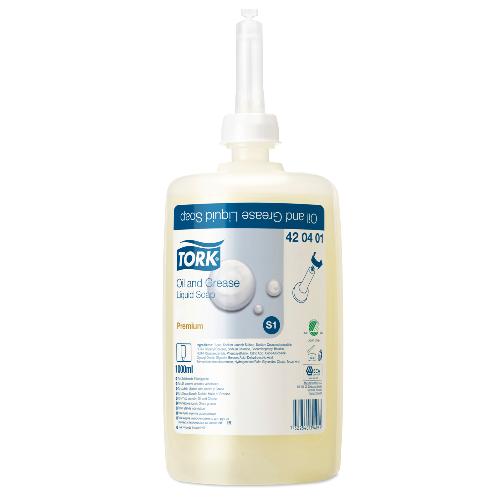 Tork Premium S1 rendszerű ipari folyékony szappan - 1 l (420401)