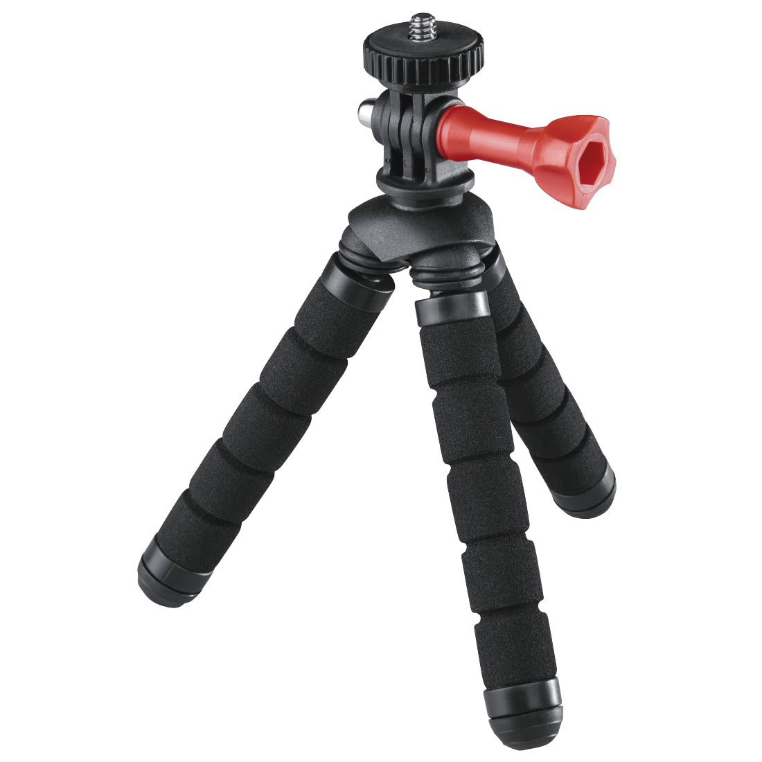 Hama Flex 2in1 háromlábú fotóállvány Okostelefon/digitális fényképezőgép 3 láb(ak) Fekete (4557)