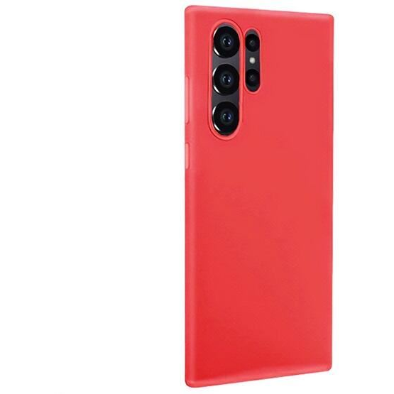 Gigapack Samsung Galaxy S23 Ultra (SM-S918) szilikon tok matt piros (GP-136253) (GP-136253)