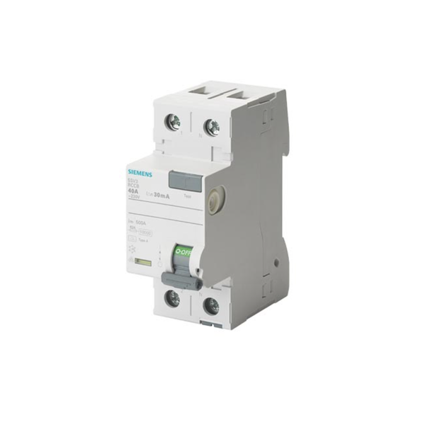 Siemens 5SV3312-6 kredsløbsafbryder Reststrøm enhed Type A 2