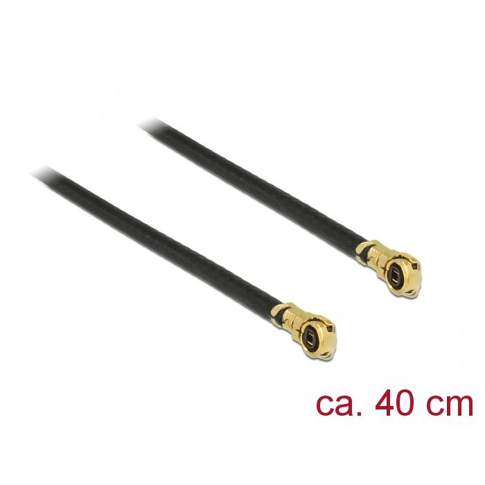 Delock antenna kábel MHF IV/HSC MXHP32 apa > MHF IV/HSC MXHP32 40cm (89645) (DE89645)