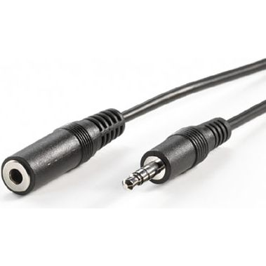 ROLINE 3.5MM VER.-KABEL ST/BU.3M