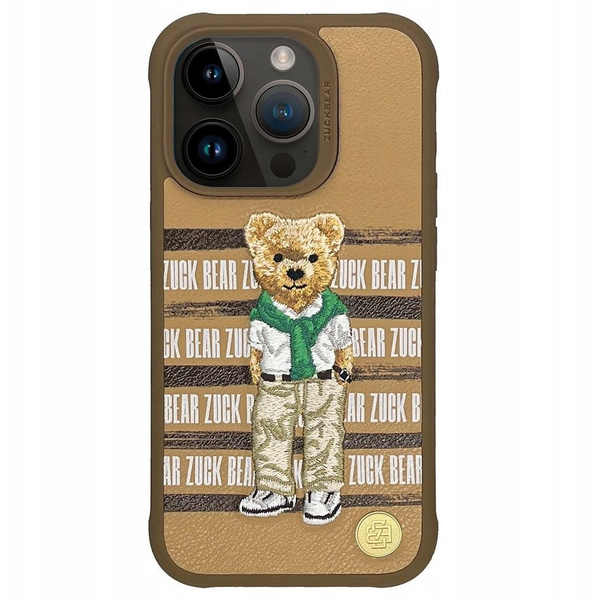 ZUCK BEAR futerał SAN FRANCISCO FORTUNE do IPHONE 15 Pro golden state bear