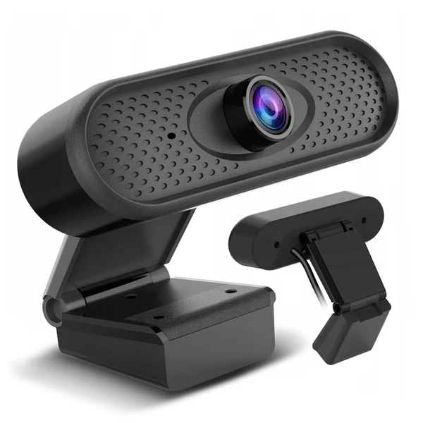 Cameră web NanoRS RS680 Full HD USB cu microfon, negru