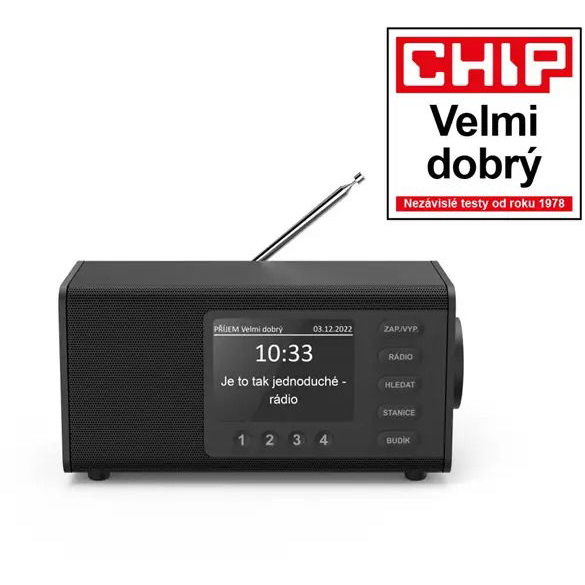 Hama DR1000, FM/DAB/DAB+, fekete (54897)