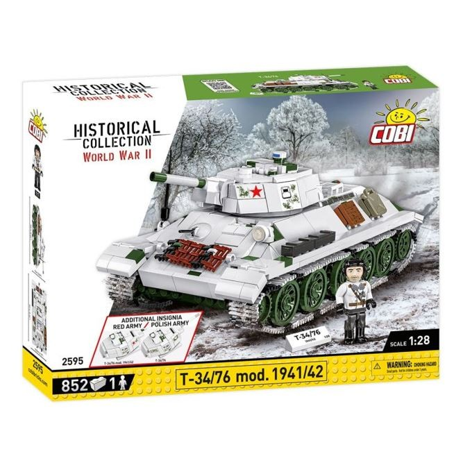 Cobi T34-76 model 1941-42 852 darabos építő készlet (COBI-2595)