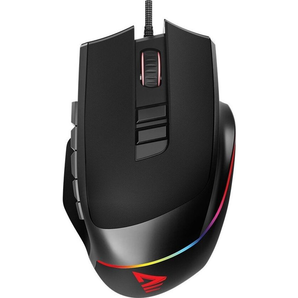 Savio Valiant gaming mouse RGB egér Játék Jobbkezes USB C-típus Optikai