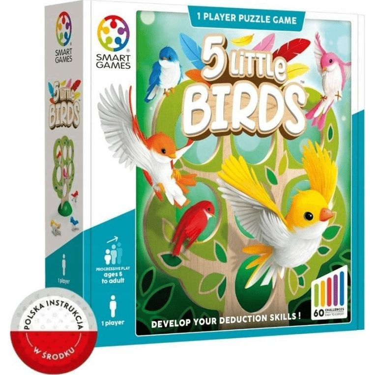 SmartGames 5 Little Birds Társasjáték Oktató (5414301525639)