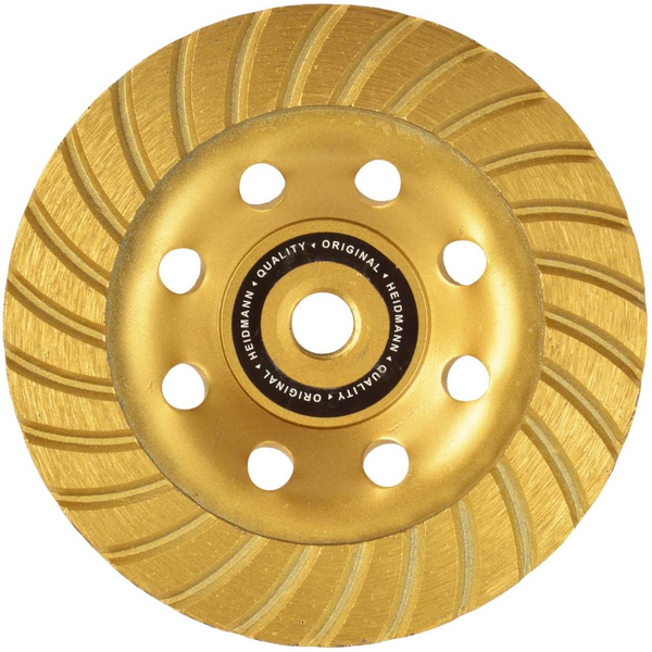  Geko tarcza diamentowa turbo do szlifowania betonu 125mm M14 (H00121)