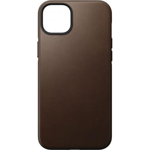 Nomad iPhone Plus 14 Bőr Hátlapvédő tok - Rozsdabarna (NM01280385)