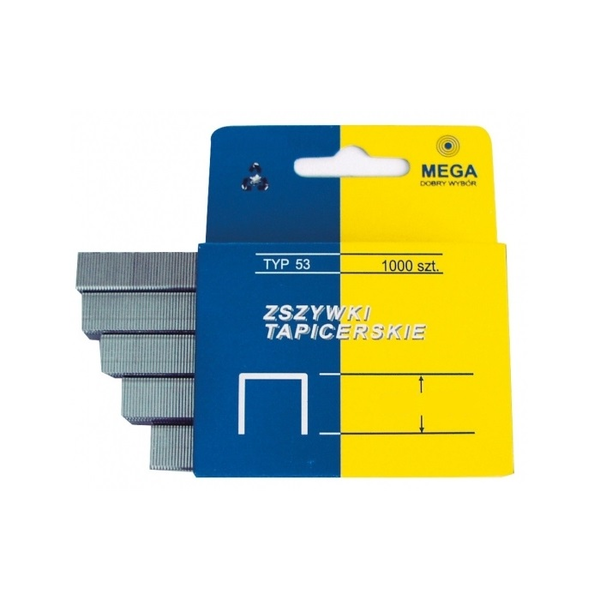  Mega Zszywki typu 53 6mm 1000szt. (55206)