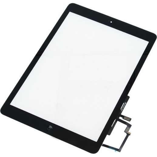 Érintőpanel iPad Air Teljes előlap Fekete