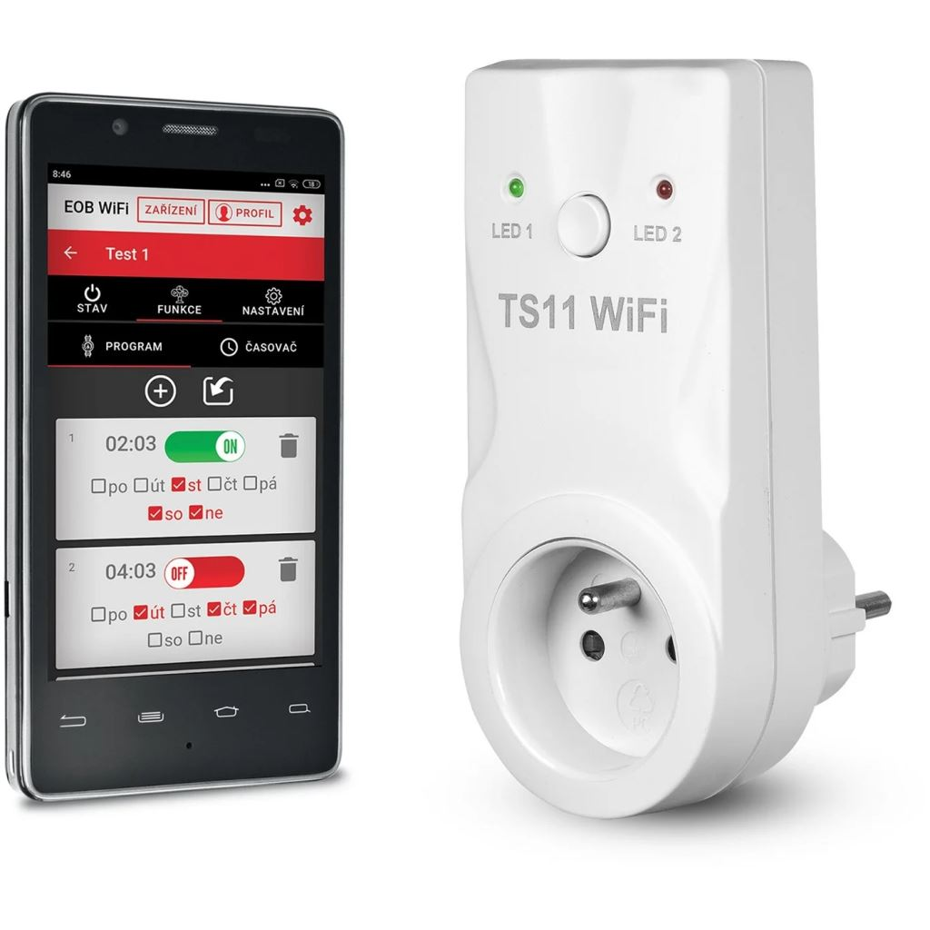 Elektrobock TS11 WIFI dugalj fehér (0076) (ele0076)