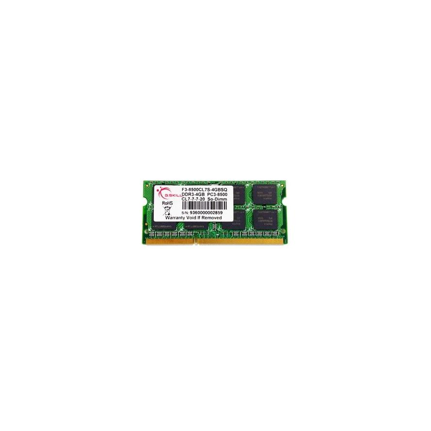 Pamäť RAM DDR3 G.SKILL F3-8500CL7S-4GBSQ 4 GB (F3-8500CL7S-4GBSQ)