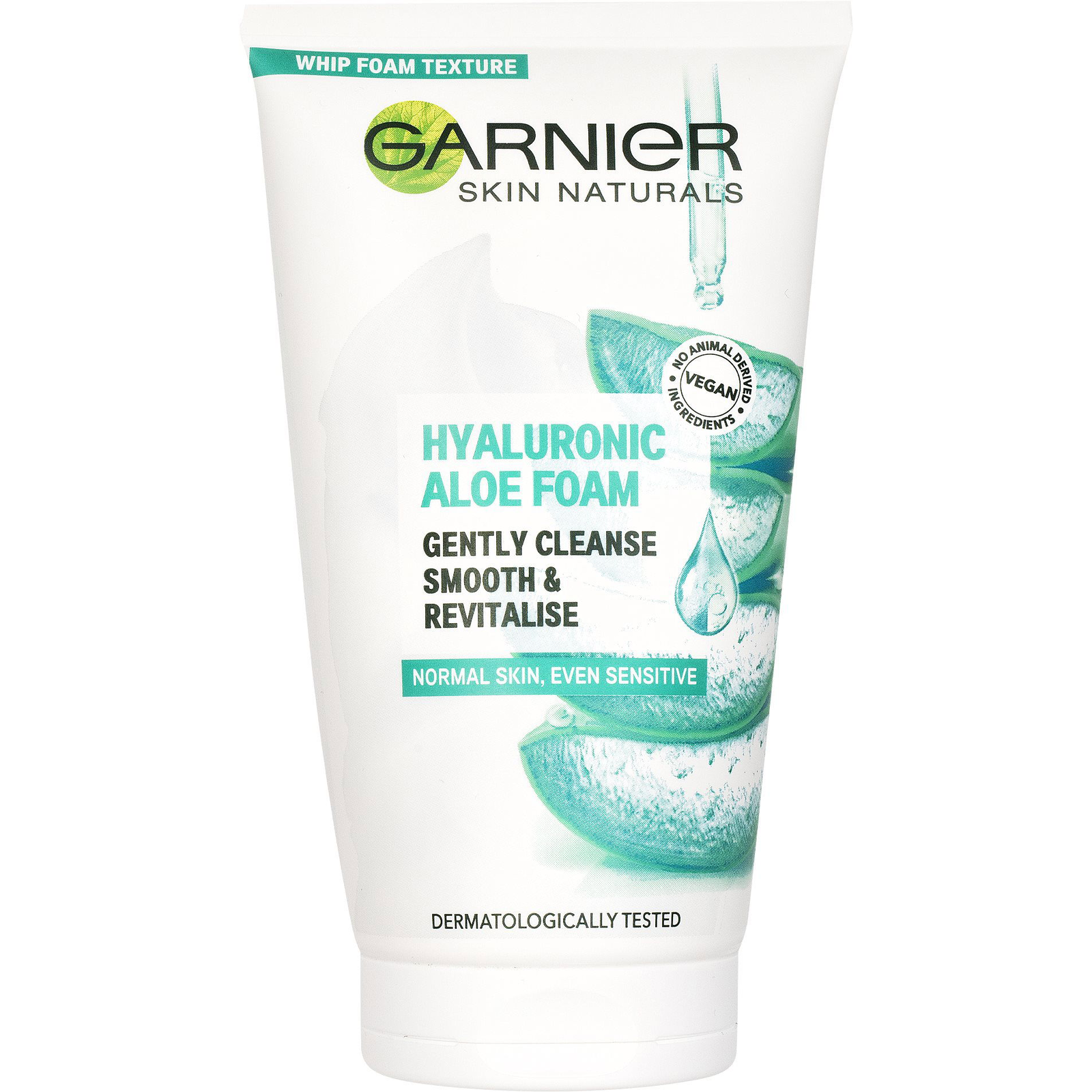 GARNIER Hyaluronic Aloe Cleansing Foam Arctisztító hab, 150 ml (3600542398671)