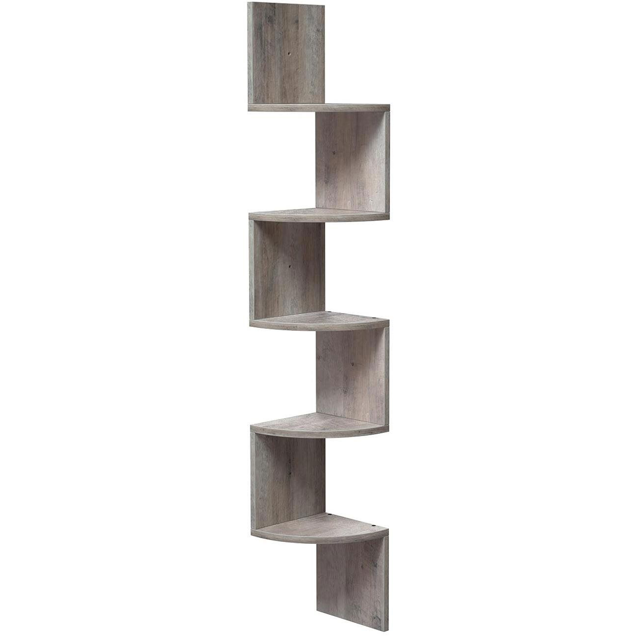 VASAGLE sarokpolc, szürke (LBC020M01)