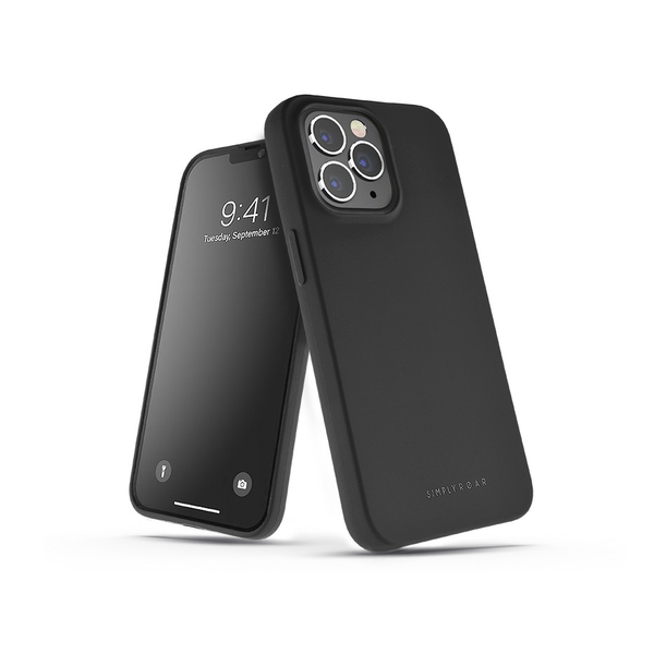 Apple iPhone 14 Pro szilikon hátlap - Roar Space - fekete