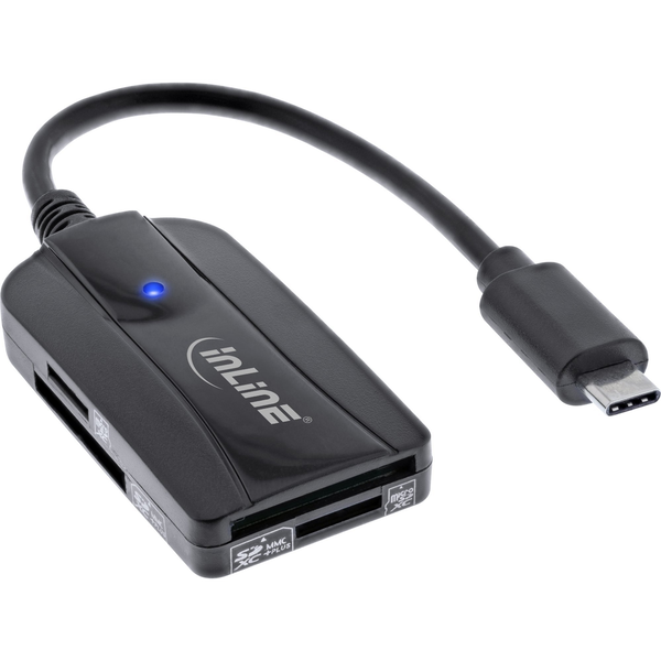 InLine 66772C lettore di schede USB 3.2 Gen 1 (3.1 Gen 1) Type-C Nero