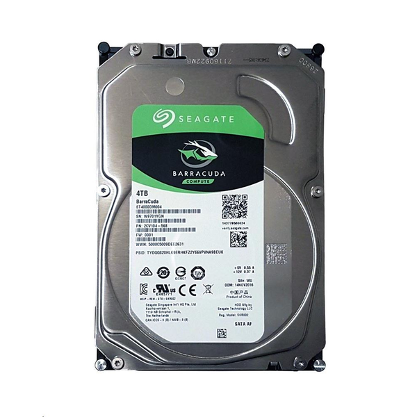 Seagate 8.9cm (3.5")   4TB SATA3 BarraCuda 5400 256MB intern
