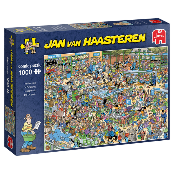 Jan van Haasteren The Pharmacy 1000 pcs Kirakós játék 1000 dB Képregény