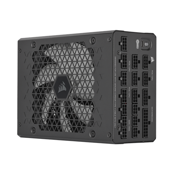 Захранване Corsair HX1200i, 1200 Watt, 80 PLUS Platinum, съвместимо с ATX 3.1 & PCIe 5.1, черно