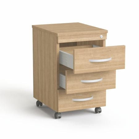 Mayah Freedom SV-18 Görgős 3 fiókos konténer - Kőris (SV-18/IBXK18K)