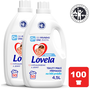 LOVELA Baby folyékony mosószer fehér ruhákhoz, 2×4,5 l (100 mosás)