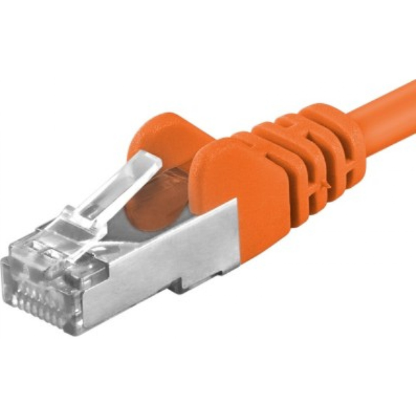 PREMIUMCORD UTP CAT6A Összekötő Narancssárga 1m sp6asftp010E