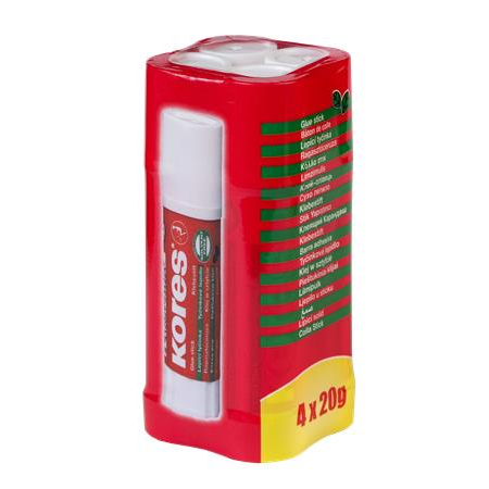 Kores Ragasztóstift 20 g 3+1 akciós kiszerelés (14200)