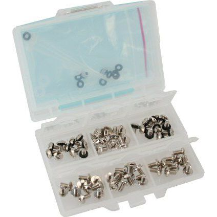 InLine 77789 kit di fissaggio Multicolore Metallo, Plastica