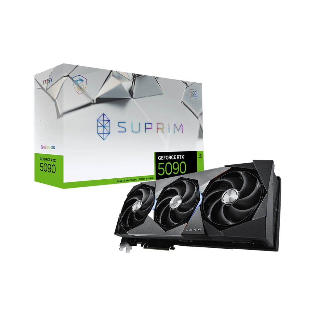 MSI GeForce RTX 5090 32BG GDDR7 Suprim SOC Videókártya