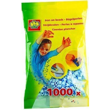SES Creative Beedz Children's packet of 1000 Blue Iron-on Beads Sikringsperle