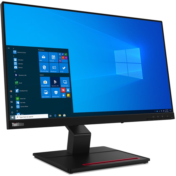 Lenovo ThinkVision T24t-20 LED display 60,5 см (23.8") 1920 x 1080 пиксела Full HD Тъчскрийн Капацитивен Черен