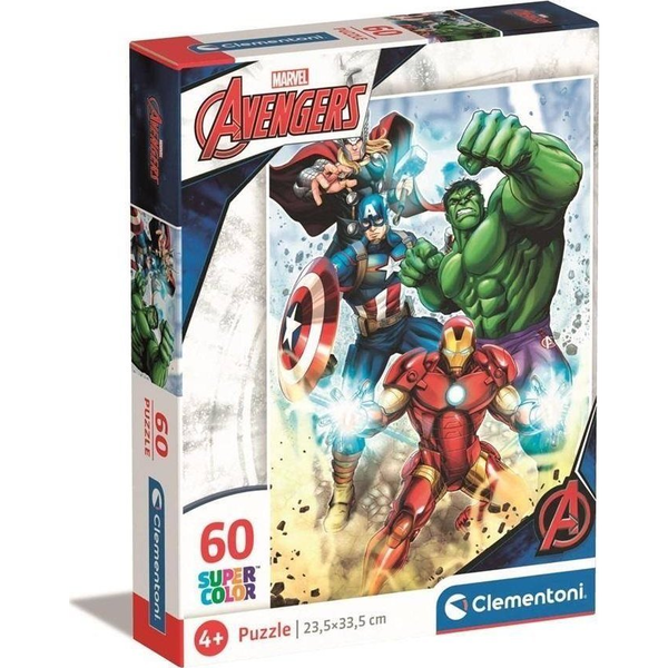 Clementoni Supercolor Marvel Avengers Пъзел 60 броя Комикс