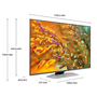 Телевизор SAMSUNG QLED 50Q80D, 50" (125 см), Smart, 4K Ultra HD, Клас G (Модел 2024)