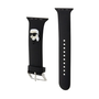 CG MOBILE Karl Lagerfeld Karl Head NFT Pótszíj Apple Watch 42/44/45/46/49mm nagy fekete