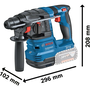 Bosch GBH 18V-22 Professional Solo Akkus Fúró-vésőkalapács 18Volt