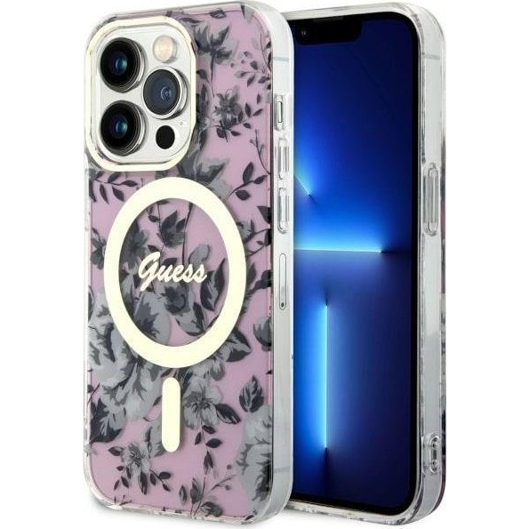 Guess Apple iPhone 14 Pro Tok - Rózsaszín/Mintás (GUE2479)
