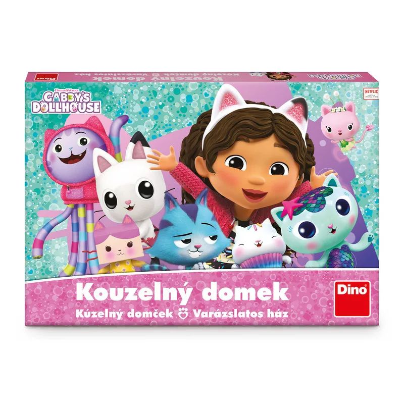 Dino Gabi babaháza Varázslatos ház Vidám és szórakoztató társasjáték (12603)