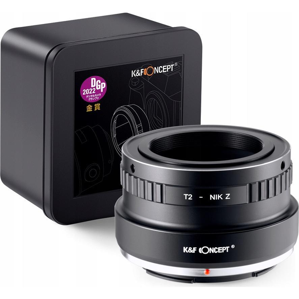 K&f Bague D'adaptation T2 Compatible Avec Nikon Z