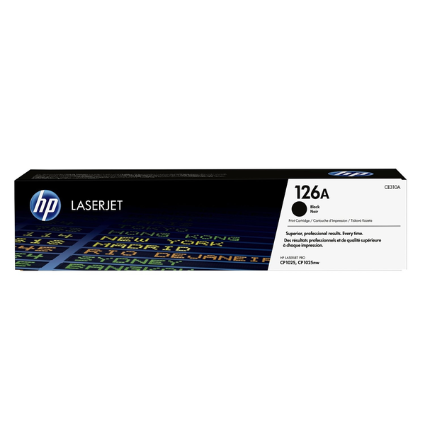 HP 126A Black оригинална тонер касета за LaserJet, 1200 страници (CE310A)