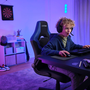 Trust GXT 703B RIYE Univerzálna herná stolička Čierna, Modrá