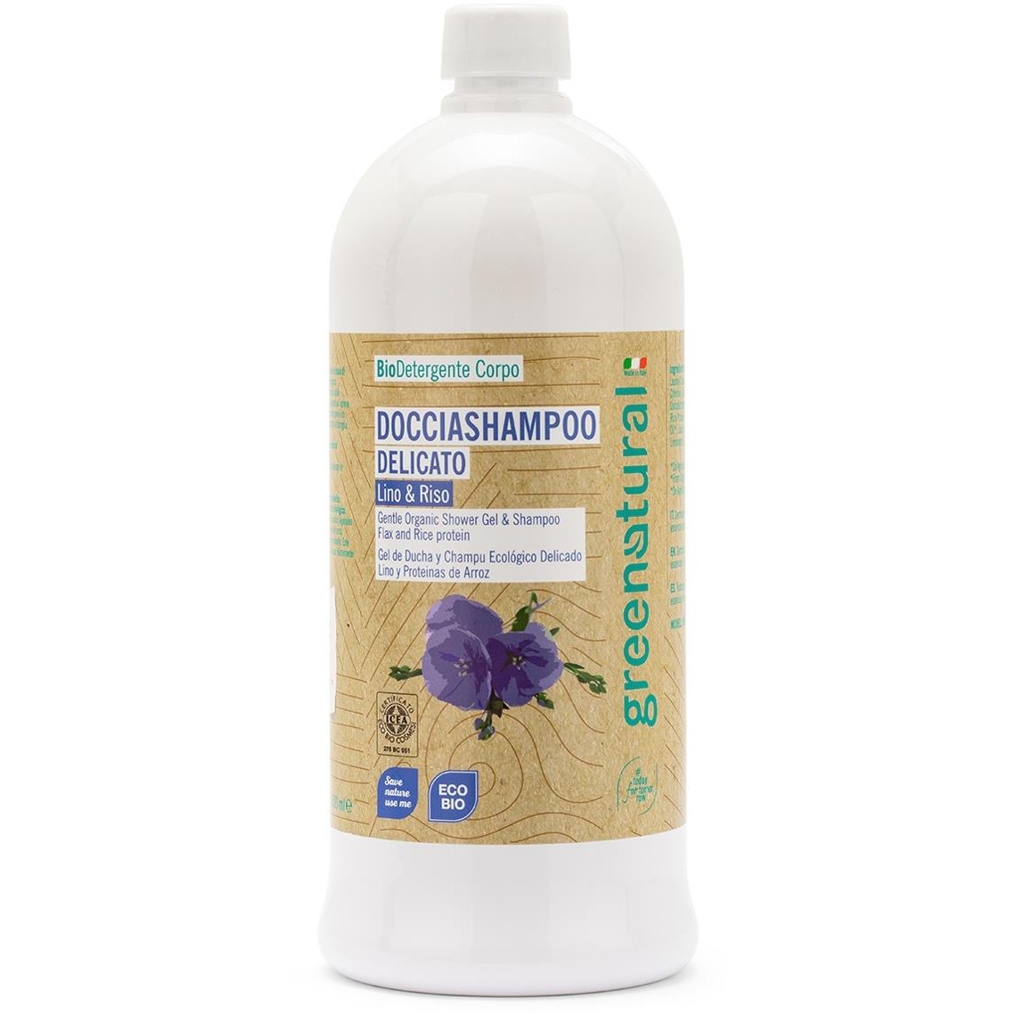 GREENATURAL 2in1 len és rizs 1 l (8052400932421)